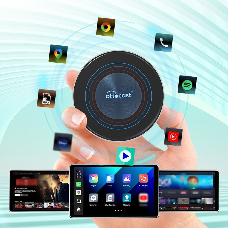 Ottocast I3 Android Multimedia AIBOX for BMW Wireless Carplay Streaming Box US