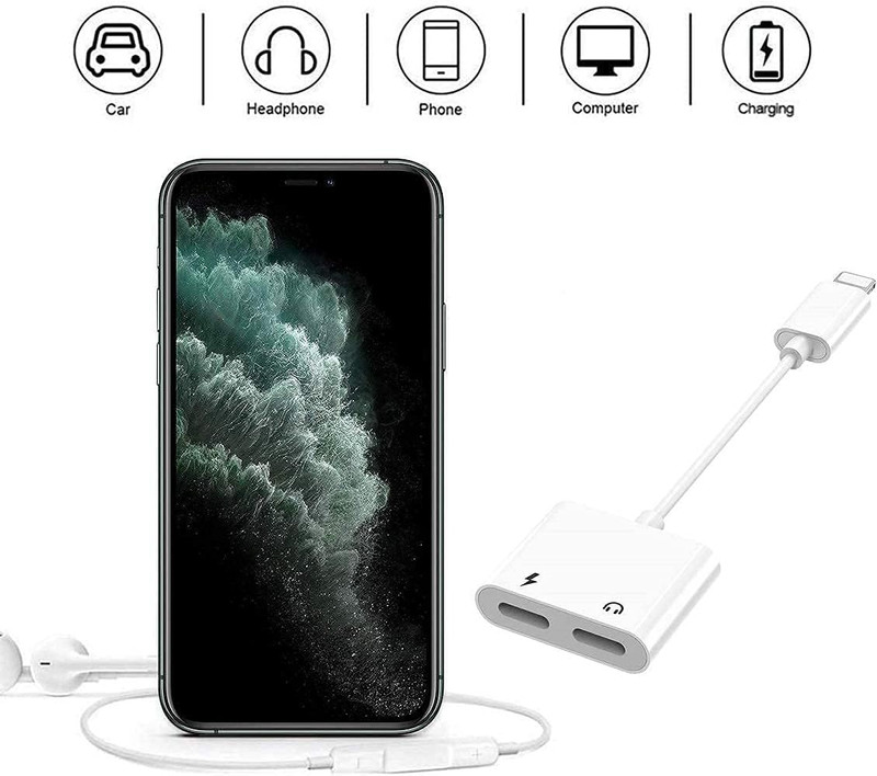 [Apple Mfi Certified] 2PACK Iphone Lightning to 2 Lightning Adapter, Dual Lightn gallery