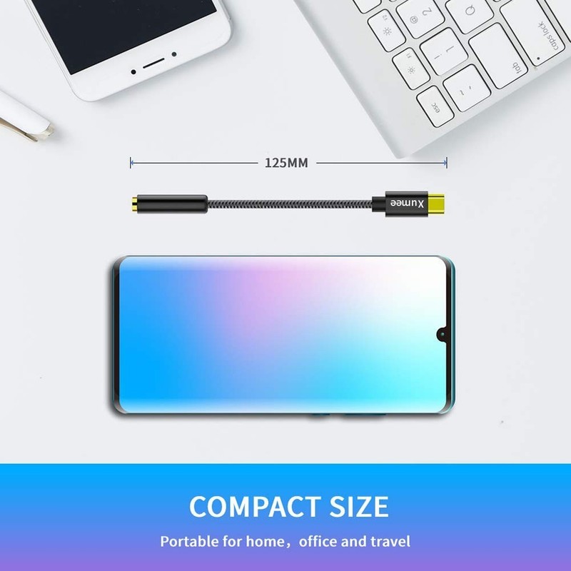 USB C to 3.5mm Headphone Adapter - Hi-Res DAC AUX Audio Jack Dongle for iPhone & gallery