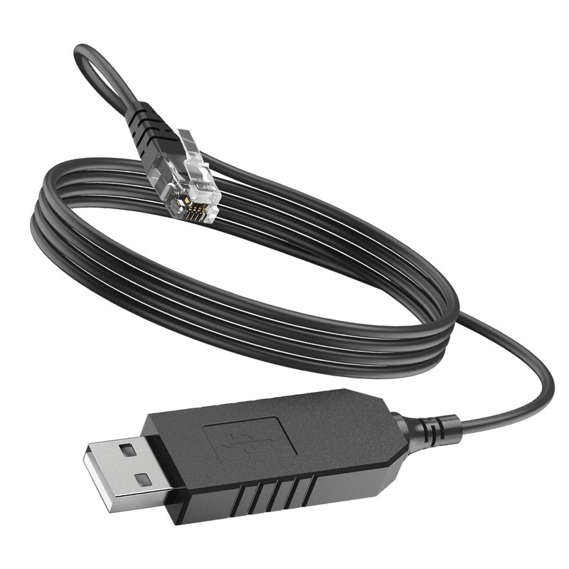 USB to RJ11 Cable for Uniden R8,R7,R4w,R8w,R4,R3,DFR9,etc. – for Uniden Radar…