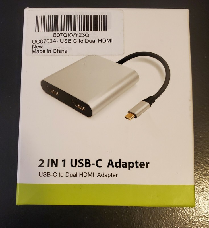2 In 1 USB-C Adapter