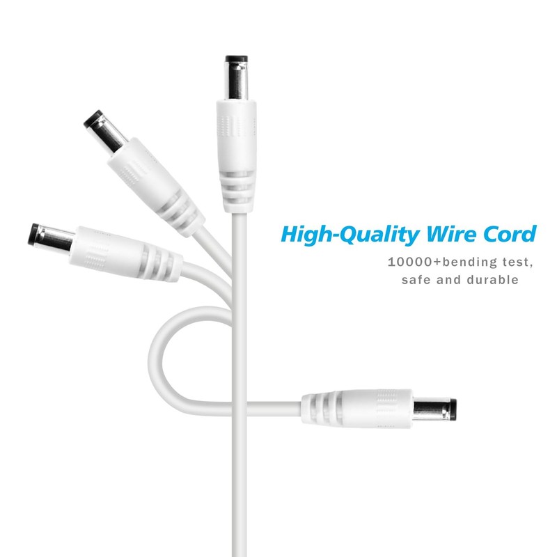 USB to DC 5V Power Cord, Universal DC 5.5x2.1mm Charging Cable with 9 Interch... gallery