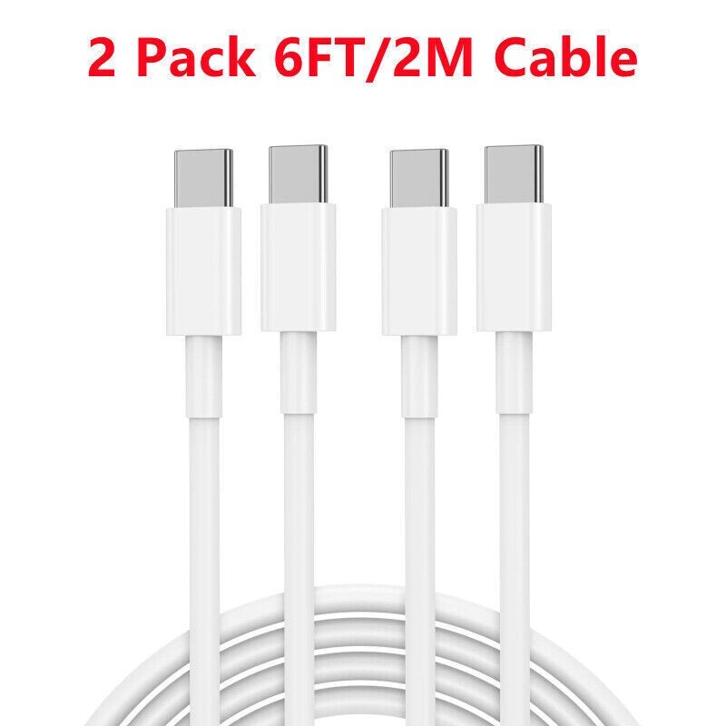 LOT Type USB C to USB C 3.0 Cable 5A FAST Charger Cord for IPAD MacBook Pro Air gallery