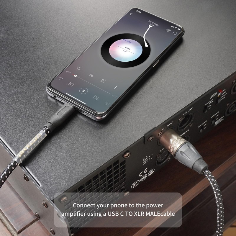 24Bit/96Khz USB to XLR Output Audio Cable,USB DAC Smartphone/Laptop to XLR Ou... gallery