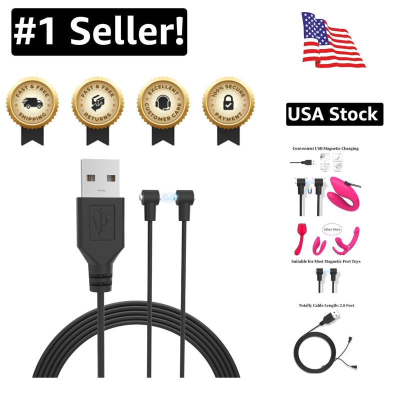 Magnetic USB Fast Charging Cable for Massagers - Versatile & Portable Solution