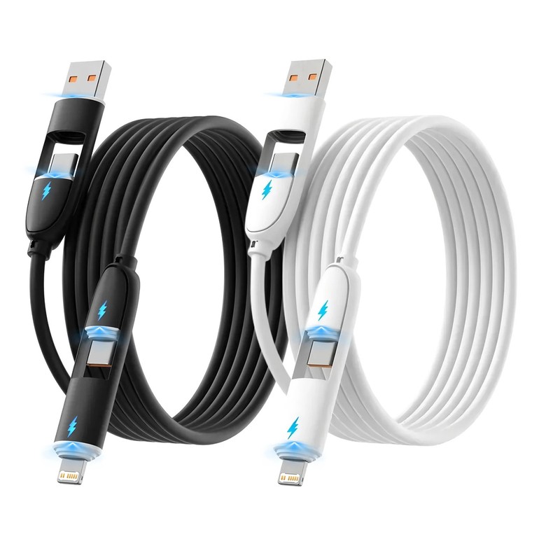 1PCS USB-C 2 in 2 Charger Cable 240w Fast charging Cord Usb Type C For iPhone Xi gallery