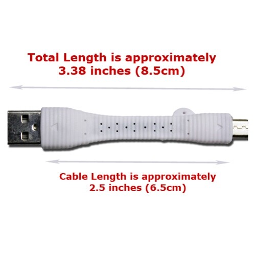 MicroUSB Short USB Cable Charger Cord Power Wire Fast Charge for SmartPhones gallery
