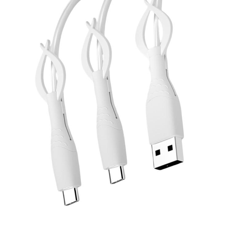 Silicone Phone Charger Protectors Cord Organizers Stretchable for Data Cables