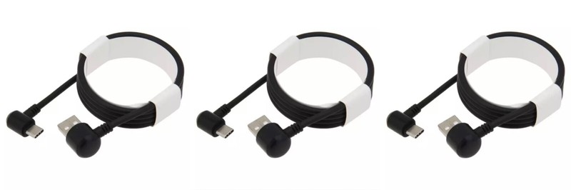 3-Pack 90 Degree Angle Type C Fast Charger Cable for iPhone 16 & Type-C Devices gallery