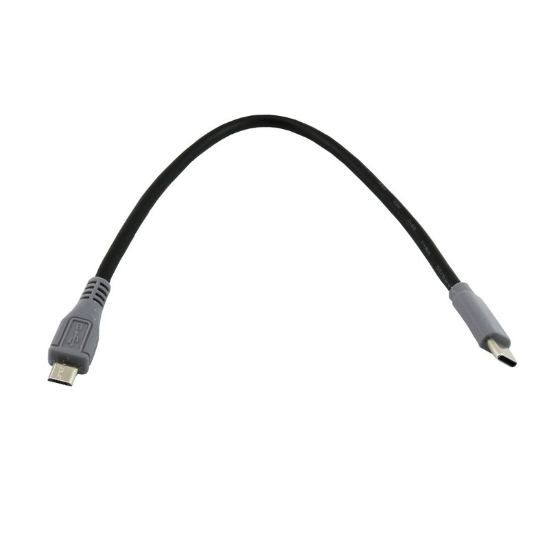 USB 3.1 Type C Male To Micro USB 5 Pin B Male Plug Converter OTG Adapter Cable