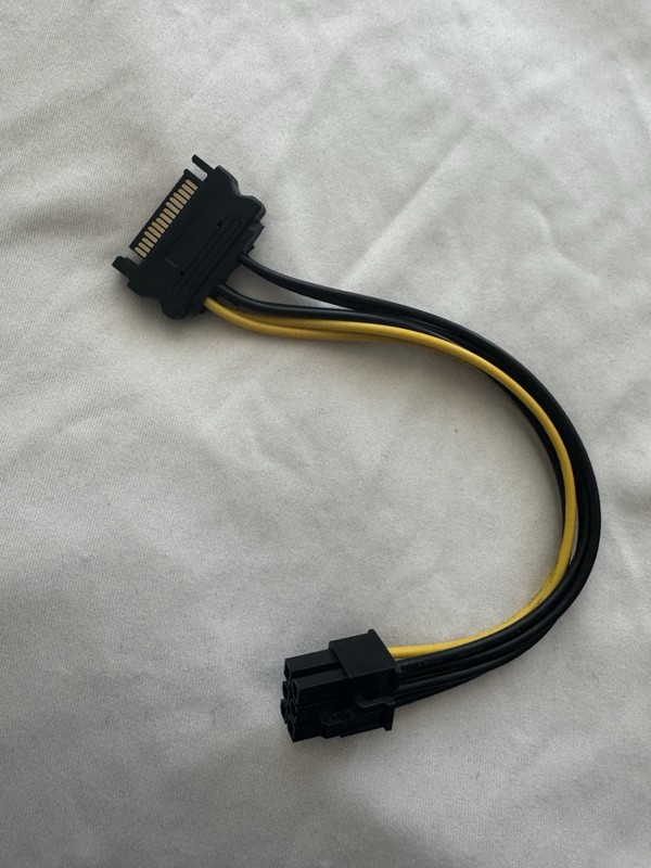 🔥 SATA to 6-Pin PCIe Power Cable Adapter – High Quality & Reliable 🔥