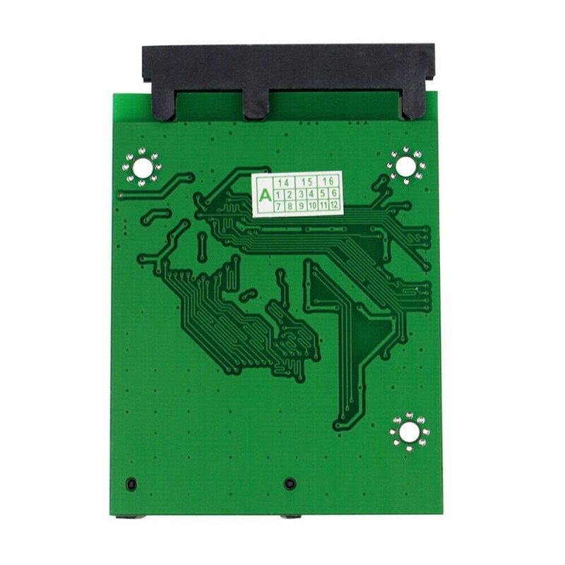 SD SDHC MMC Memory Card to 7+15P SATA Serial ATA Converter Adapter