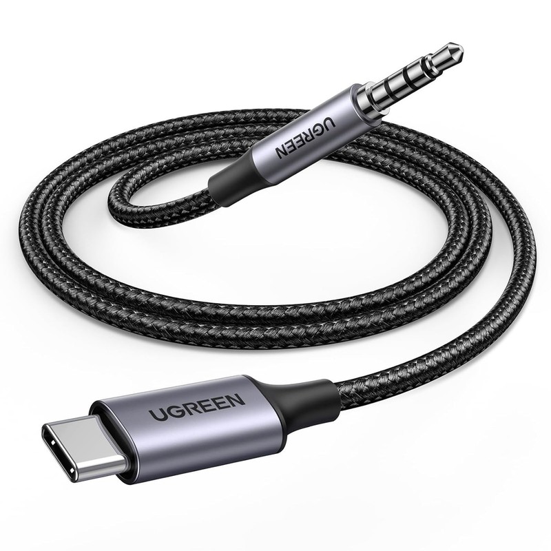 UGREEN Aux to USB C, Aux Cord for Car Type C to 3.5mm Audio Jack Cable 3.3FT TRR gallery