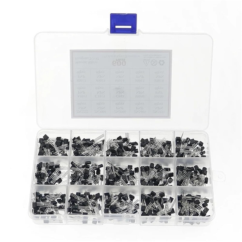 TO-92 Assortment NPN PNP DIY kit 15 value 600pcs Transistor gallery