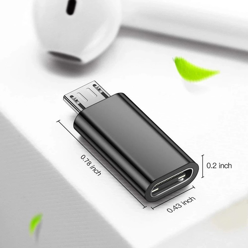 Type C to Micro USB Adapter Converter OTG V8 Charger For Samsung Xiaomi gallery