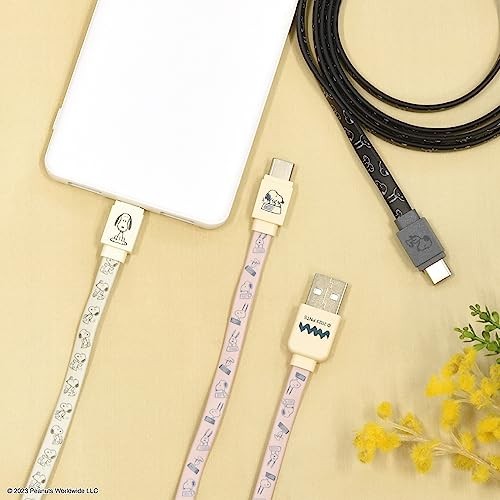 Gourmandise Peanuts Snoopy USB Type-C Cable iPhone Ivory, SNG-744IV gallery