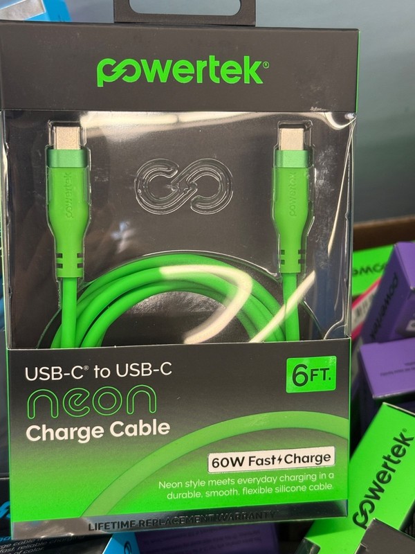 Fast charging block and 6’ cable