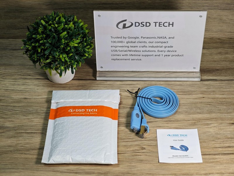 DSD TECH SH-RJ45C USB Type C to RJ45 RS232 Console Cable for Routers and swit... gallery