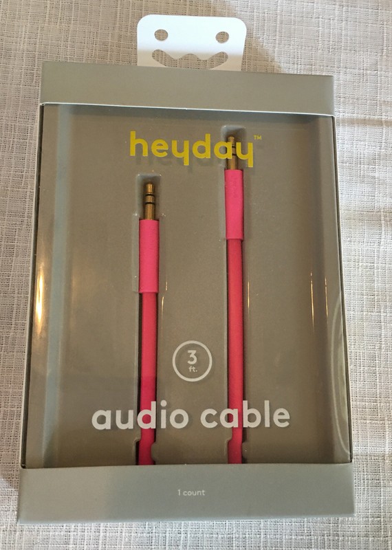 Heyday Audio Cable 3 Ft. Pink Pizzazz