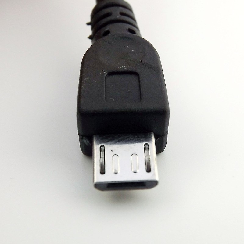Micro USB 2.0 B Male To Micro 5 Pin Male Data Sync Charge Adapter Cable Cord 1FT gallery