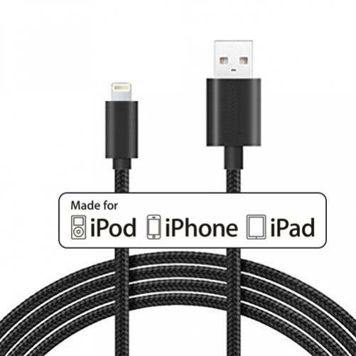 iPHONE iPAD iPOD CERTIFIED MFI 6FT LONG USB CABLE FAST CHARGE POWER CORD WIRE