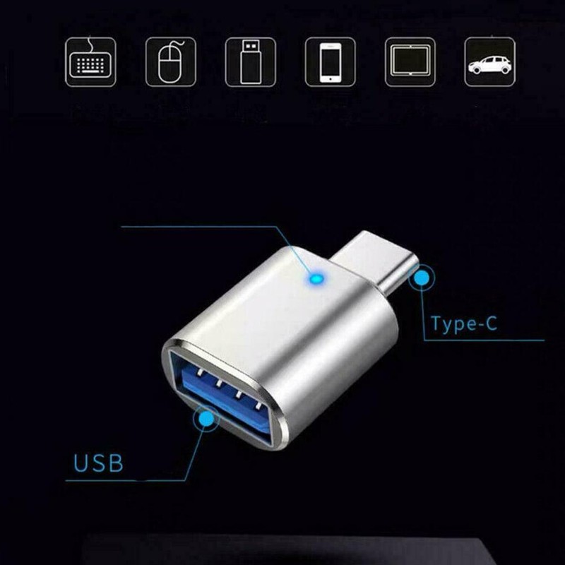 USB-C USB 3.1 Type C Male To USB 3.0 Female Data OTG NEW. Light UK Adapters E9J2 gallery