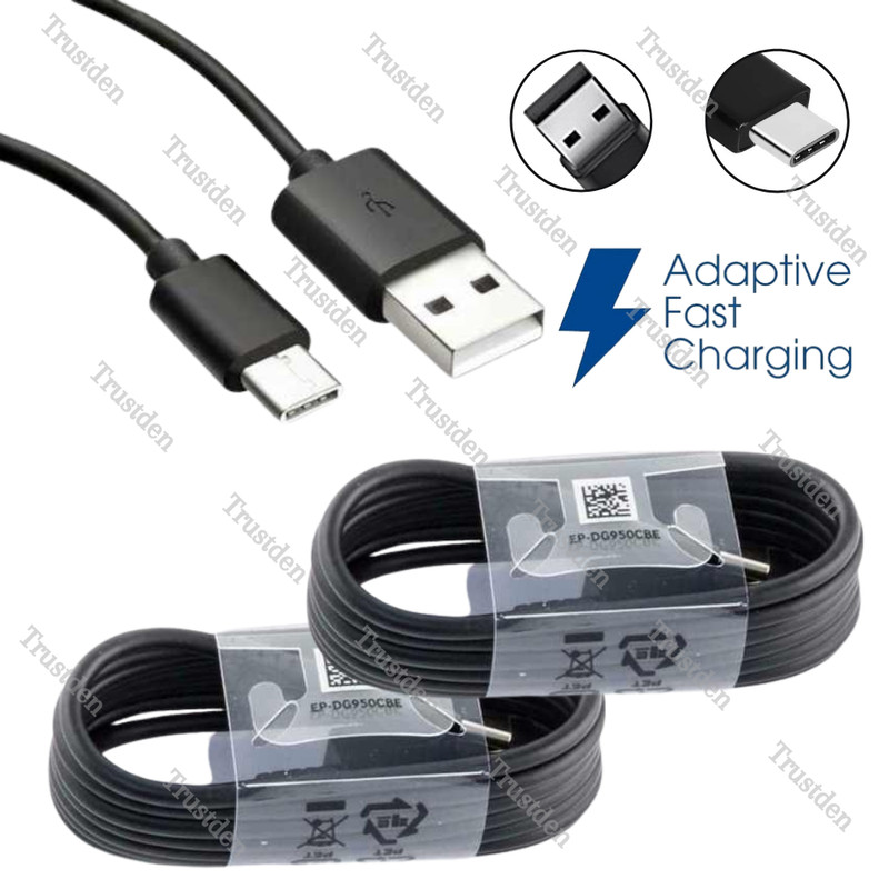 For Android Samsung S23 22 21 20 A50 51 52 53 USB Type C Cable Fast Charger Cord