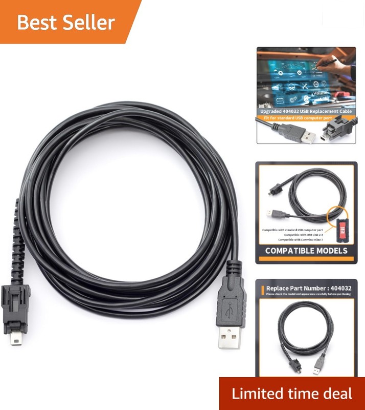 Erchon USB Cable Replacement For Nexiq USB Link 2 3 Cummins Inline 7