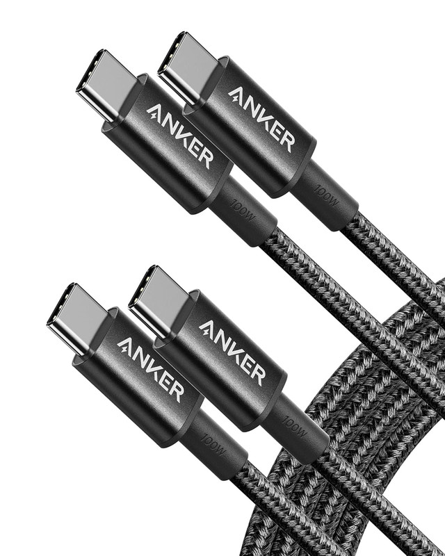 USB C to USB C Cable (6FT, 2Pack), Type-C 100W Charger Cord Fast Charging for Ip gallery