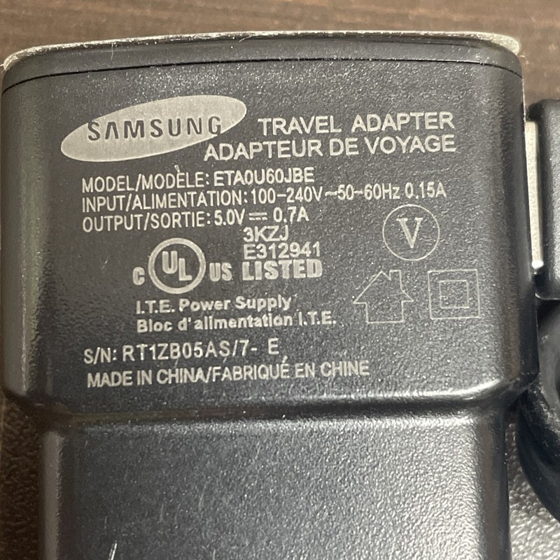 Samsung U9 ECC1DU2BBE USB Sync/Charger Cable Cord RT1Z831KS E + ETA0U60JBE Adapt gallery