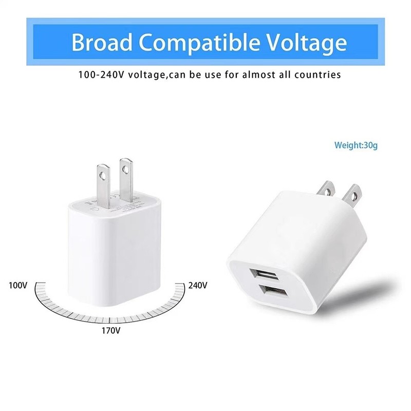 5V 2A USB A Jack Wall Power Adapter 5 Volt 2Amp AC to DC 10W Charger Cube US Lot gallery