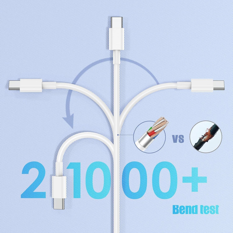 2Pack 3ft Car Carplay Cable for Apple iPhone 17 Pro Max/17 Air/16 3FT, White gallery