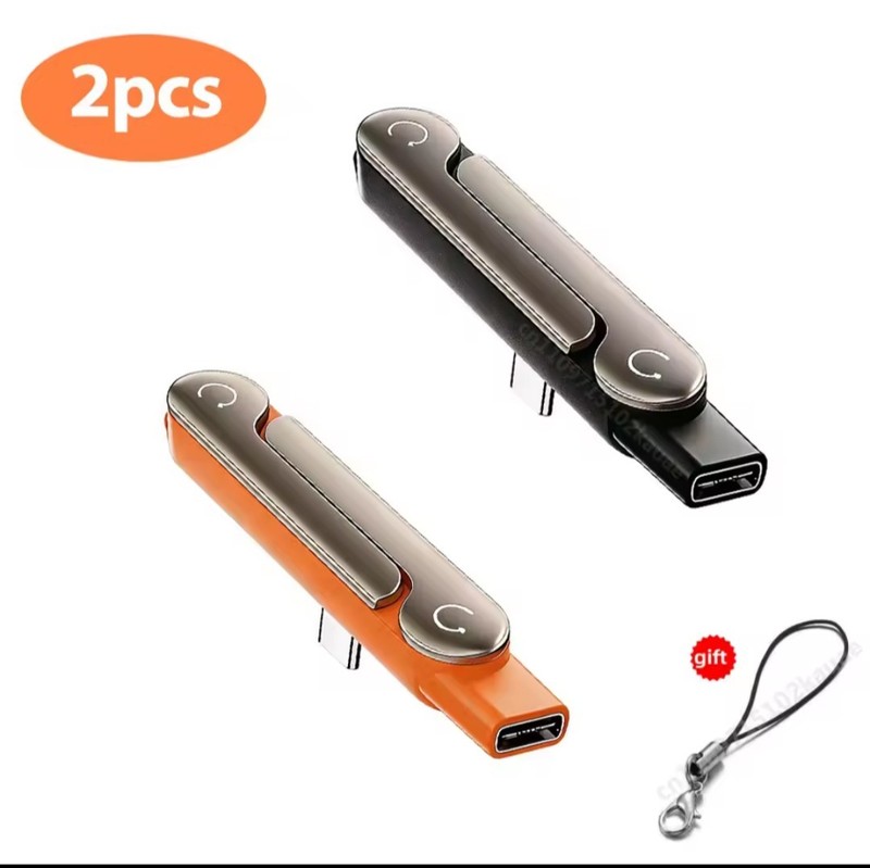 Buy 1 Get 1 Free Type C Phone Charging Bracket Adapter 240W Charging OTG Type-C