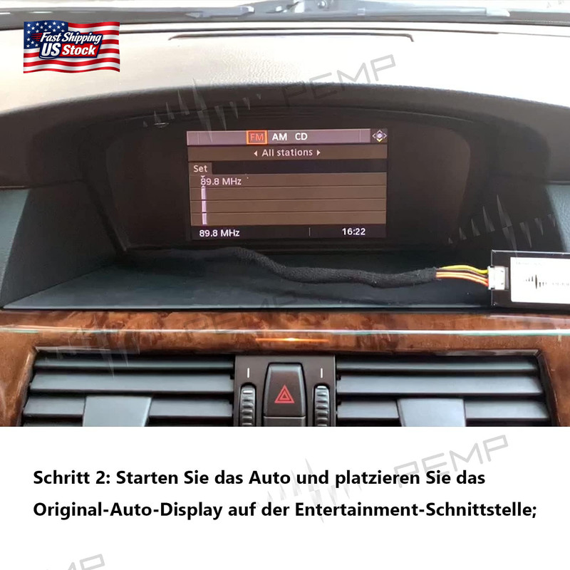 PEMP E60 Aux Activator Adapter Open the Aux Audio of the Original Car for BMW E6 gallery