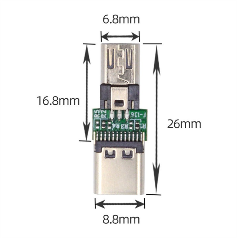 CY 5pcs/lot Micro USB 2.0 5Pin to USB Type-A/C Power Data with PCBA for Laptop gallery