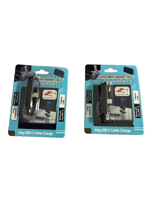 2 PACK 360°240W Super Fast Charging Rotating Stand Detachable Charging Cable gallery