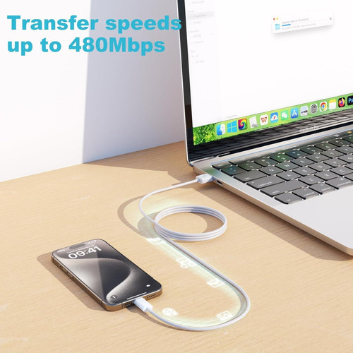 Car Carplay Cable for iPhone 17e/17/Air/17Pro/17Pro Max/16e/16/16 Pro/16... gallery