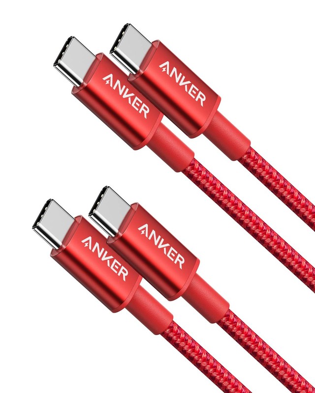 Anker USB C to USB C Cable, Type-C 60W Fast Charging Cable (3.3 FT, 2Pack)