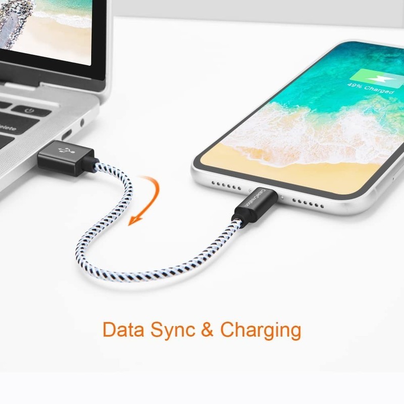 MFi Certified 3-Pack 6-Inch iPhone Charging Cable - Fast Charging, Durable Cord gallery