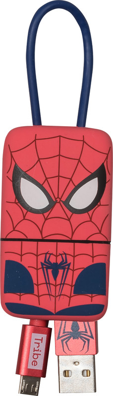 Tribe Marvel Spiderman Keyline Micro USB Cable 22cm CMR31605