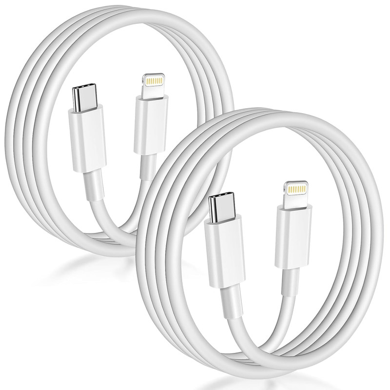 USB C to Lightning Cable [Apple Mfi Certified] 2Pack 6FT Iphone Fast Charger Cab