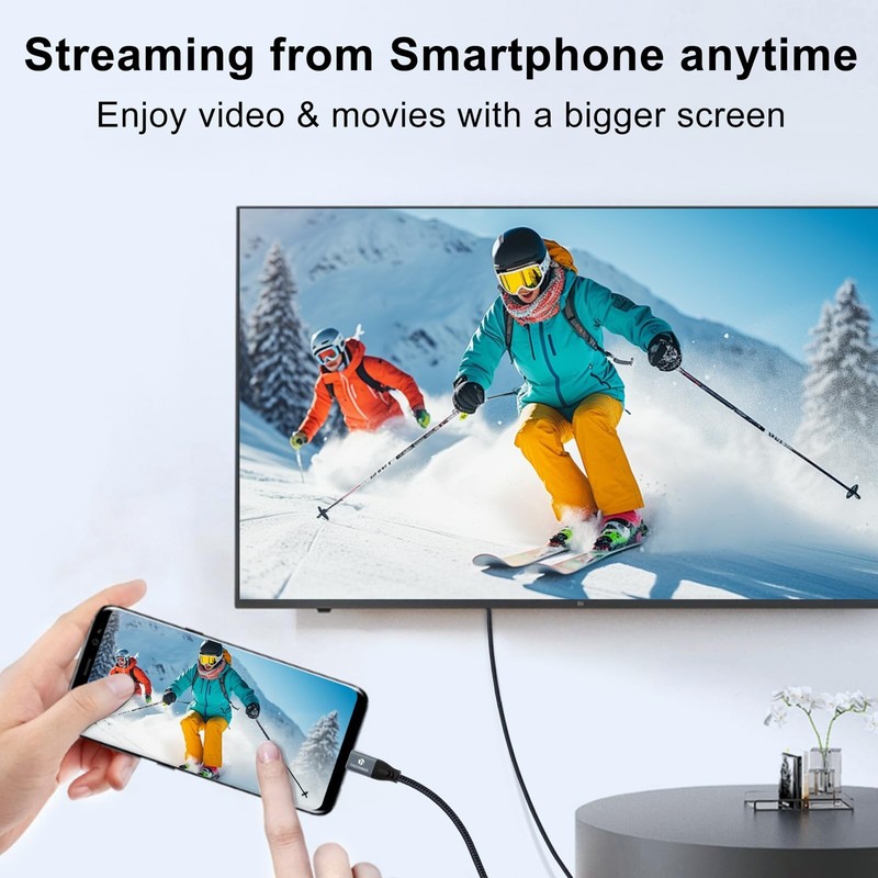 USB C to VGA Cable 10FT, USB Type C to VGA Conversion 1080P60Hz for Laptops, ... gallery