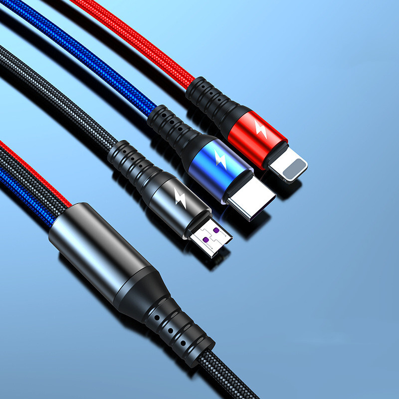 5A one drag three super fast charging line gallery