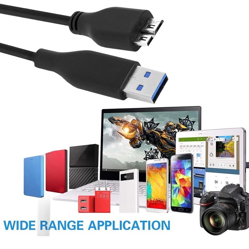 45CM USB 3.0 Cable A to Micro B High Speed Data Transfer for Hard Drive gallery
