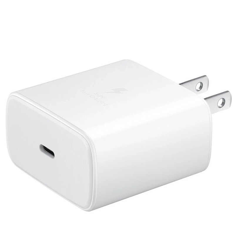 USB C Fast Charger/ Cable 45W PD Adapter for Samsung S25 S24 S23 S22 S21 White gallery