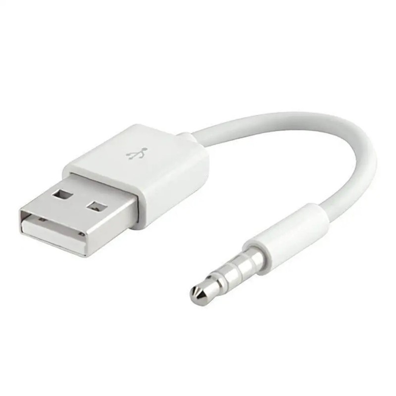 USB Charger Data SYNC Cable for Apple iPod Shuffle 3rd 4th 5th 6th 7th Gen 3.5mm