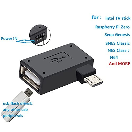 3 Pack OTG Adapter Cable Micro USB to USB for Fire TV Stick 4K Max, Cube, Lite gallery