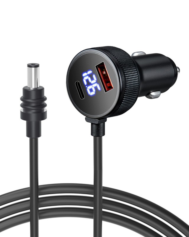 Car Charger Cable for Starlink Mini 10FT/3M with Display – 60W DC + 33W Dual …