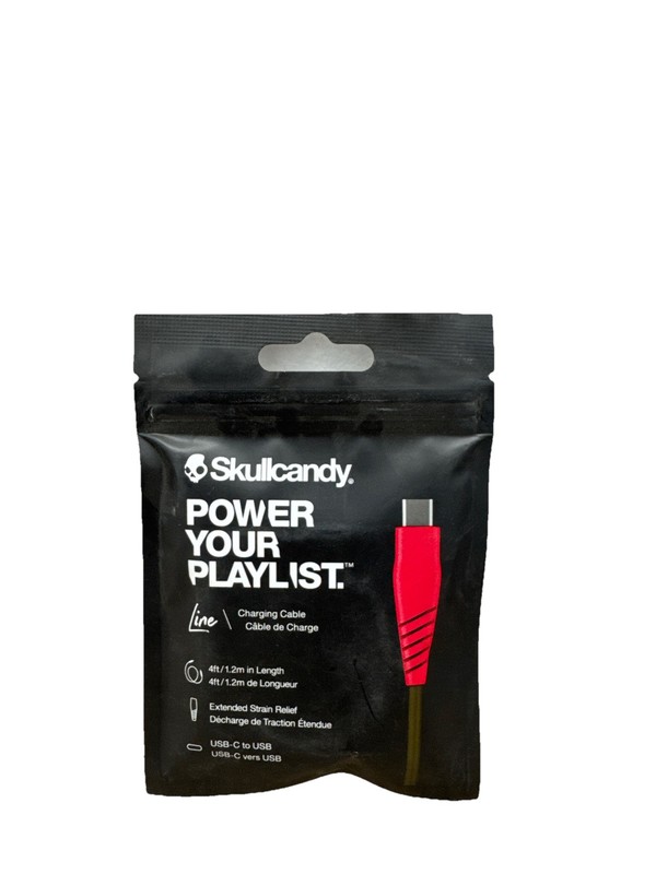 Skullcandy Line Charging Cable USB-C To USB 4ft / 1.2m