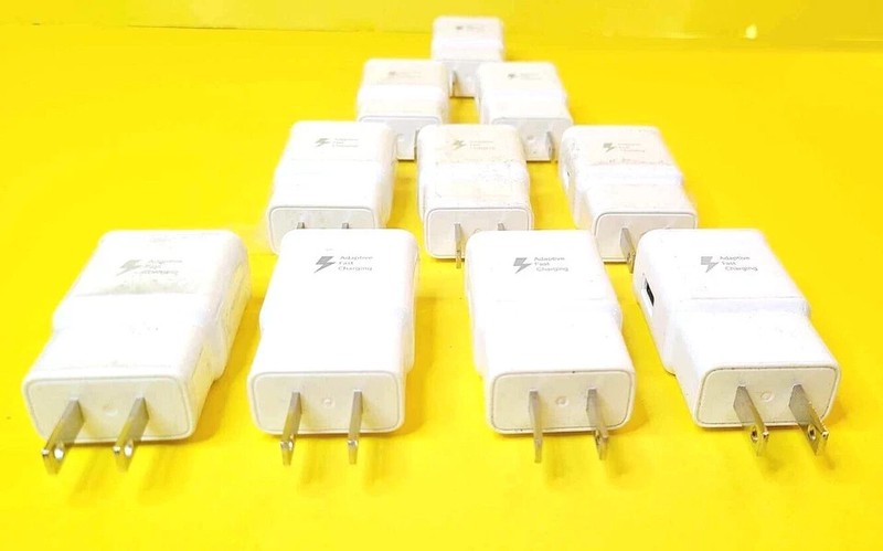 LOT 10x 100% GENUINE SAMSUNG WALL PLUG FAST CHARGER AC POWER ADAPTER 9.0V 5.0V gallery